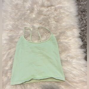 Light Green Seamless Tank Top